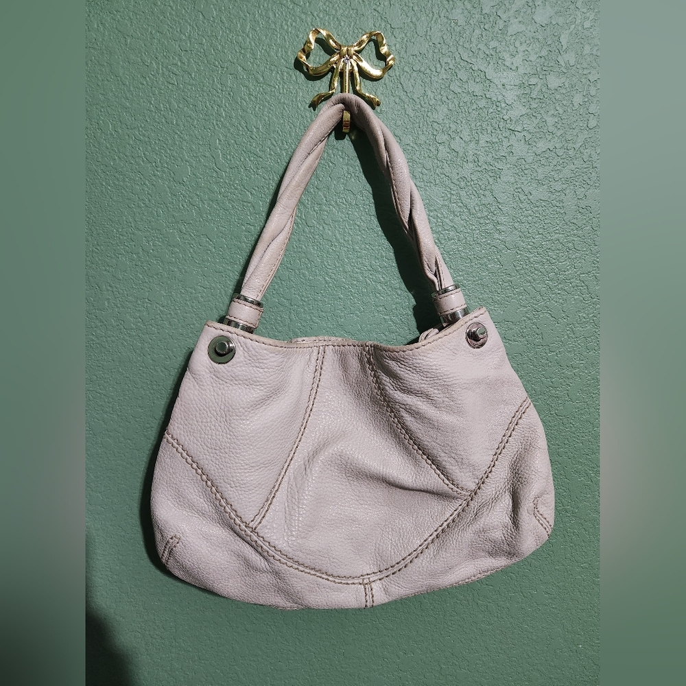 Fifty Four By Fossil Pebbled Leather Hobo Bag